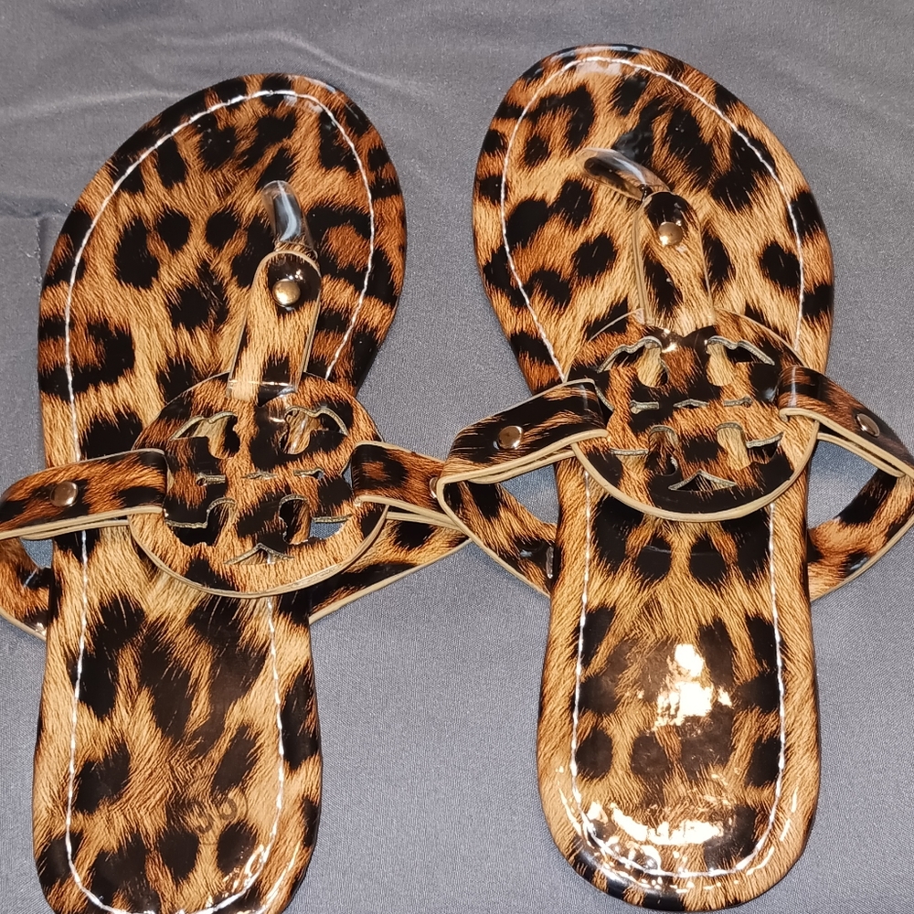 LEOPARD Slides-Sandals - Picture 2 of 4